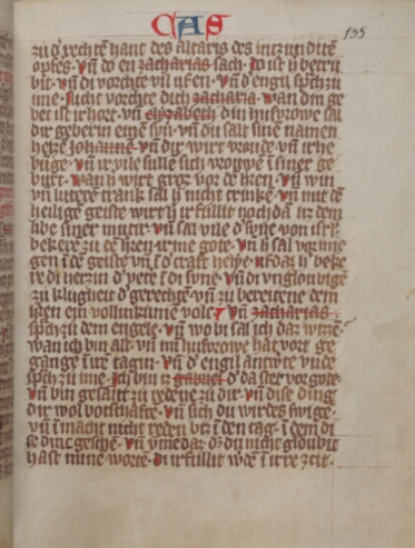 Seite aus Bibel in Alt-Schrift